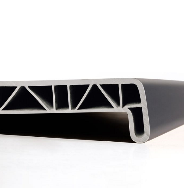 Подоконники пвх «PDK» цветной матовый серый антрацит А-класс